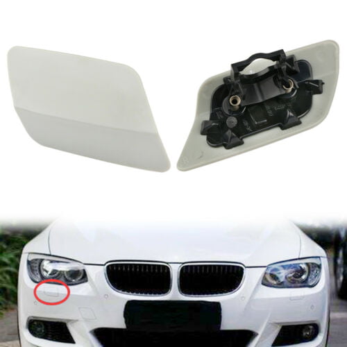 For BMW E92 E93 LCI 10-13 Front Head Light Washer Jet Nozzle Cover Cap